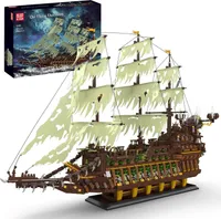 Mould King 13197 Flying Dutchman - Piratenschiff Klemmbaustein-Set  4364 Bauteile