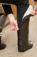 Winter Reitstiefel schwarz, 39