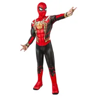 Spider-Man - "Deluxe" Kostüm ‘” ’Iron Spider“ - Jungen BN5503 (S) (Rot/Schwarz/Gold)