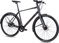 Airtracks Herren Trekking Fahrrad 28 Zoll Citybike UR.2880 GATES BELT Shimano NEXUS 8 Black Matt (53cm (Körpergröße 180-195cm))