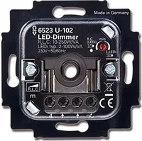 BUSCH-JÄGER, LED-Drehdimmer (LED Dimmer Einsatz) 6523 U-102 (6523U 102) 6523U102 Unterputz