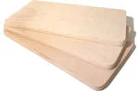 Frühstücksbrettchen 22 x 12 cm 3er Set | Küchenschneidebrett | Frühstücksbrettchen Set | Servierbrett aus Holz