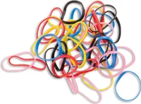 40x Haargummi Ø 1,5 cm dehnbares Gummihaarband,