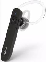 PHILIPS Headset mit Mikrofon - SHB1603/10 - Bluetooth Headset - Freisprechen - 5 Stunden Sprechzeit - Ergonomischer Ohrbügel