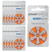 PowerOne 13 : Quecksilberfreie Hörgerätebatterien, 10 Wafers