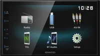 JVC Kenwood Kenwood DMX120BT - Czarny - 2 DIN - 84 W - 50 W - 99 dB - NTSC, PAL