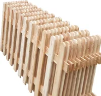 Zaunfelder 100x200cm Sibirische Lärche 20 Stuck Muster gerade Ausführung