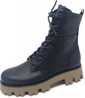 Paul Green Boots 9153-002, Glattleder, Schwarz, Damen