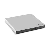 HL Data Storage Slim Portable externer DVD-Brenner silber