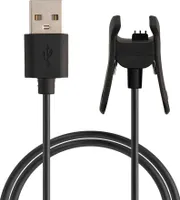 kwmobile USB Kabel Charger kompatibel mit Garmin vivosmart 4 Ladekabel - Smart Watch Ersatzkabel - Fitnesstracker Aufladekabel in Schwarz