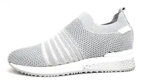 La Strada Damen Slipper in Silber, Größe 42