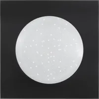 Deckenleuchte Ø28 cm - 12W, 1200lm, LED, Sternenhimmel, neutralweiß, weiß