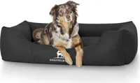Knuffelwuff Hundebett Finlay aus Nylongewebe XXL 120 x 85cm Schwarz