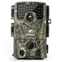 UsoGood Wildkamera 24MP/1080P, Wildtierkamera mit Bewegungsmelder Nachtsicht, Unsichtbare Jagdkamera, Zeitraffer-Aufnahme, IP66 Wasserdicht