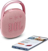 JBL Clip4 ružový mobilný reproduktor Bluetooth Vodotesná dobíjacia batéria