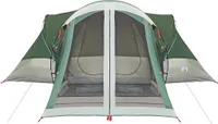 vidaXL Tipi-Familienzelt 8 Personen Grün Wasserdicht