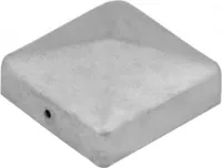 10x Pfostenkappe für Vierkantmetallpfosten 70x70x1,0mm verzinkt