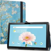 Laban puzdro s Teclast P20hd, tenké puzdro s chlopňou z PU kože, kvety