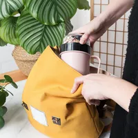 Navaris Müslibecher To Go Becher Lunchbox Brotdose - Behälter für Joghurt, Müsli oder Suppe - Box zur Trennung von Zutaten - spülmaschinengeeignet