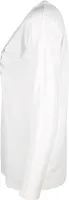 Rundkragen Langarmshirt für Damen in offwhite