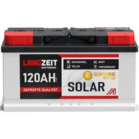 Langzeit Solarbatterie 120AH 12V Wohnmobilbatterie