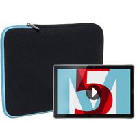 Slabo Tablet Tasche für Huawei MediaPad M5 (8,4") Hülle Case Neopren - TÜRKIS / SCHWARZ