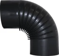 Ofenrohr-Bogen 90° Ø130 mm gebläut