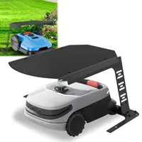 YUENFONG Mähroboter Garage Schutzüberdachung für Rasenroboter Klappbare Überdachung Dach UV-Schutz Carport für Mähroboter Rasenmäher Rasenroboter Automower, 77x94x36cm