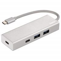 Hama USB-3.1-Type-C-Hub 1:4 "Aluminium", 2x USB-A, 2x USB-C Hama