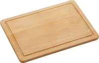 Kesper Schneidebrett Buchenholz mit Rille 29x20x1,5 cm