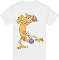 CatDog - "Ready To Fight" T-Shirt für Herren TV6747 (4XL) (Weiß)
