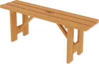 LENMAR Gartenbank Sitzbank Holzbank Massivholz Esszimmerbank 120 cm Küchenbank  GB-120