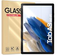Panzer Folie für Samsung Galaxy Tab A8 10.5 2021 Tablet Schutzglas Displayschutzfolie Echt Glas Hartglas Folie 9H