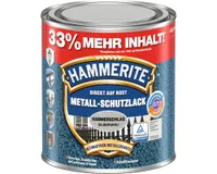HAMMERITE Hammerschlaglack Effektlack Silbergrau 1 l (33 % mehr Inhalt!)