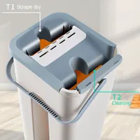 Plochý mop z mikrovlákna, rotační mop, plochý mop, mop z mikrovlákna, čisticí mop