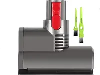 Motorisierte Mini Turbo Matratzenbürste, kompatibel mit Dyson V8 V10 V11, Schnellwechselbürste für Sofa, Autositz, Sessel, beseitigt Bakterien und Allergene
