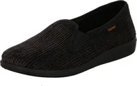 Fischer Markenschuh Herren Hausschuh Frank grau schwarz