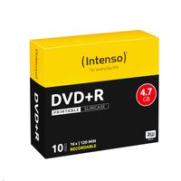 Intenso DVD+R bedruckbar 4,7 GB 16x Speed - 10stk Slim Case