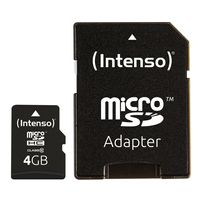 Intenso microSD   4GB            CL10