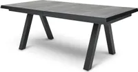Gartentisch outdoor MONDO ACARNA BHT 103x76x205 cm schwarz Outdoortisch