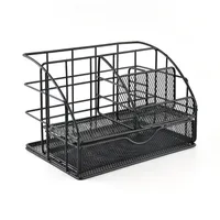 Aufbewahrungsbox Schreibtischorganizer, Schreibtisch-Aufbewahrungsbox（Schwarz）