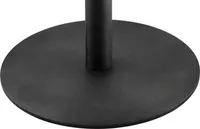 Jaco Bodenplatte mit Anschraubplatte ø 450 mm Schwarzstahl matt