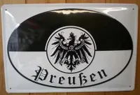 Blechschild Nostalgieschild :  Preußen quer, Preussen