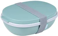 Rosti Lunchbox Ellipse duo 7.5 cm hoch grün 825+ 600 ml