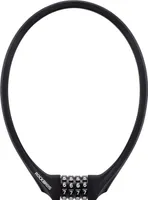 ROCKBROS Fahrradschloss Zahlenschloss, mit 4-Stellig Zahlencode, 100cm/9,5mm Kabelschloss, Schwarz