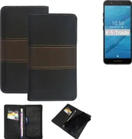 K-S-Trade Hülle Handyhülle kompatibel mit Fairphone Fairphone 3 Schutzhülle Walletcase Bookstyle Tasche Schutz Case Handytasche Wallet Cover