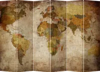 Fine Asianliving Paravent Raumteiler Spanische Wand Trennwand Room Divider Raumtrenner L240xH180cm Bedruckte Canvas Sichtschutz Leinwand Doppelseitig -203-418-6p