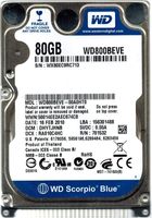 WD Blue WD800BEVE 2,5" ATA 80 GB - Festplatte - 5.400 rpm 2 ms - Intern USB WD