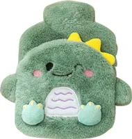 wärmflasche, wärmflasche mit bezug flauschig, hot water bottle geschenke für frauen,wärmflasche lange warm,(Stil:Stil2 )