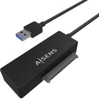 Aisens ASE-35A01B/ USB 3.0 - SATA/ 2.5"/3.5" Festplattenadapter mit Netzteil